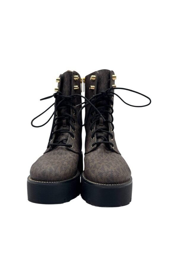 MICHAEL KORS - COMBAT BOOTS BROWN - Image 10
